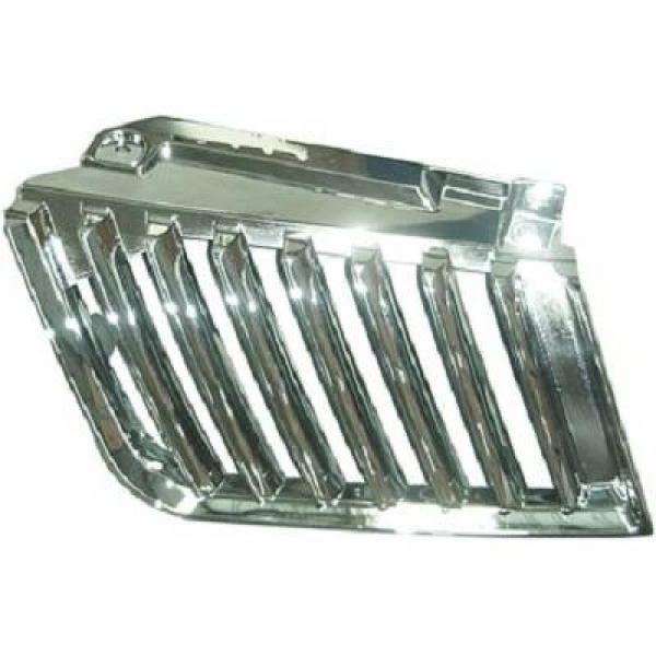 Grille de calandre droite, chromée