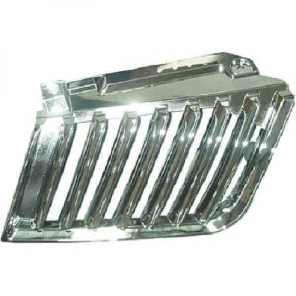 Grille de calandre gauche, chromée
