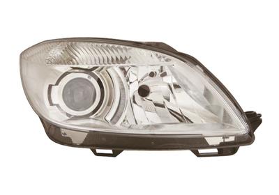 Phare avant droit, chromé, lampe h7/h7, avec feux directionnels