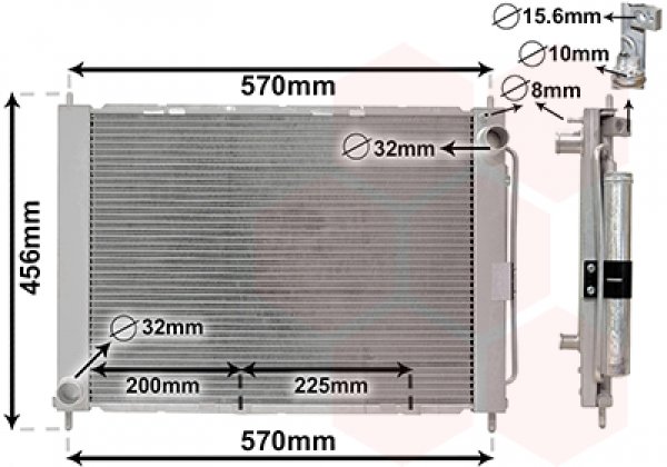 Module Refroidissement (Radiateur+Condensateur)