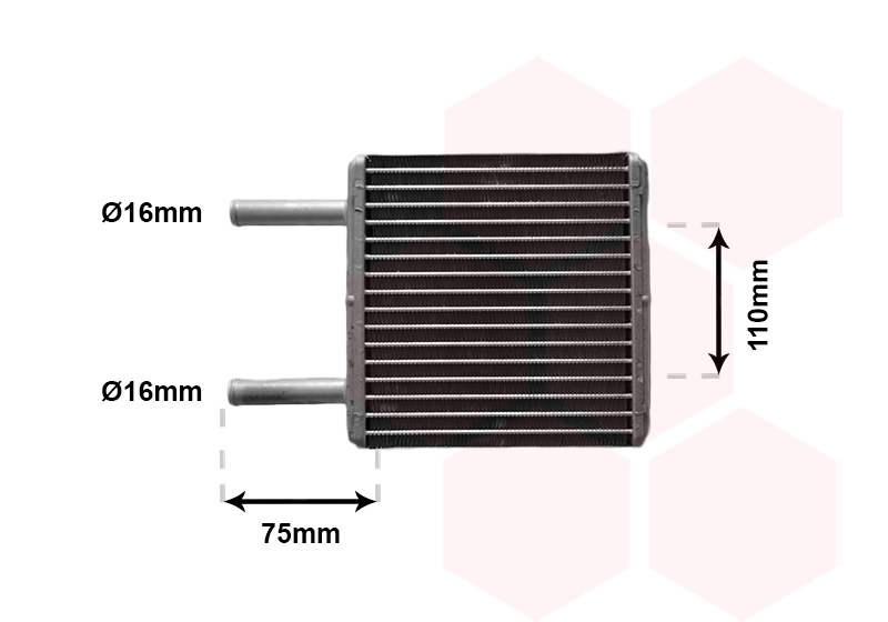 Radiateur chauffage 143x187x33