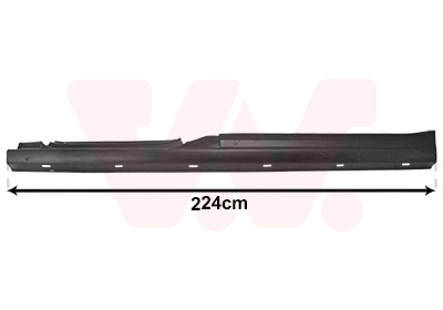 Bas de caisse gauche, modèle 2 portes maxi, empattement 300 cm