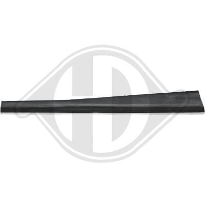 Marche-pied droit, avec chrome de 18 mm