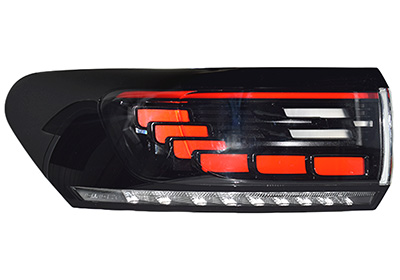 Feu arrière gauche, led 3d, avec Clignoteur dynamique ('balayant')
