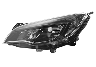 Phare avant gauche, lampes H7+H7+LED (AR6)