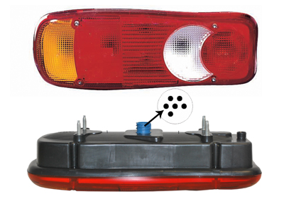 Feu arrière gauche, modèle pick-up