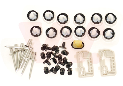 Kit agrafes de porte avant