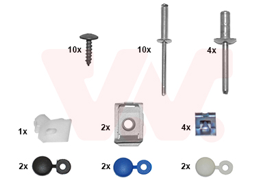 Kit de fixation de pare-chocs avant