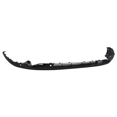 Spoiler de pare-chocs avant, noir, avec emplacement radars