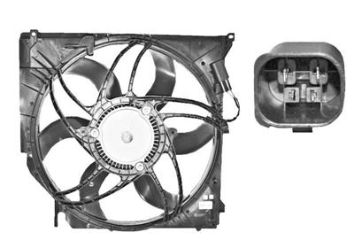 Cadre avec hélice et ventilateur moteur, modèle 2.0I/ 2.5I / 3.0I