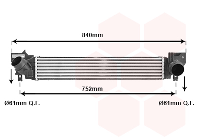 Intercooler, modèle 1.2 one first/1.2 one boîte manuel/1.5 cooper boîte manuel