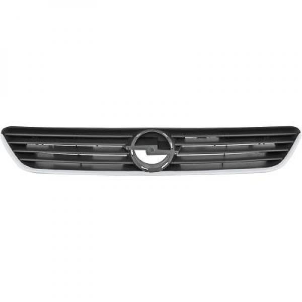 Grille de calandre, chromée/noire