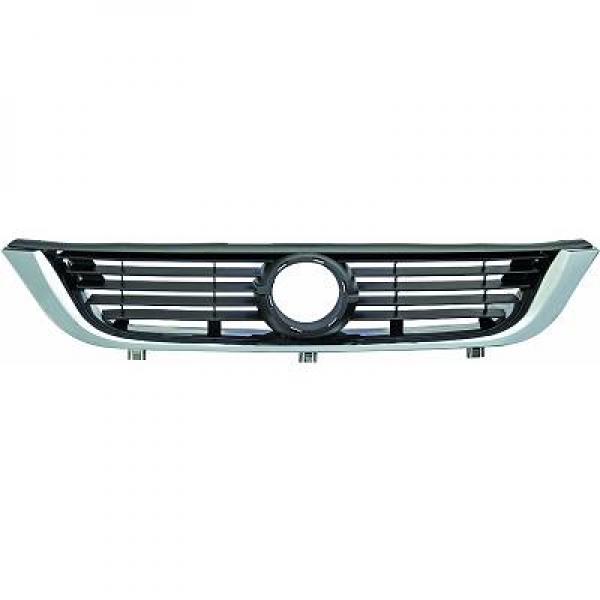 Grille de calandre, chromée/noire