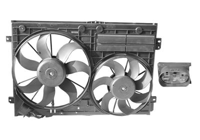 Cadre avec double ventilateur, modèle 1.8/2.0 Tfsi (680x460)