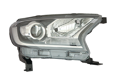 Phare avant droit, fond noir, lampes h11+hb3