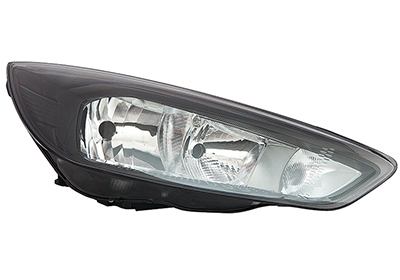 Phare avant droit, fond noir, lampes h7+h15, avec feu de jour led