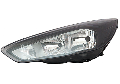 Phare avant gauche, fond noir, lampes h7+h15, avec feu de jour led