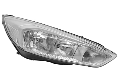 Phare avant droit, fond chromé, lampes h7+h15, avec feu de jour led