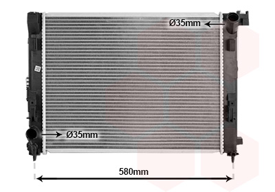 Radiateur essence 1.3 tce 698x430x16
