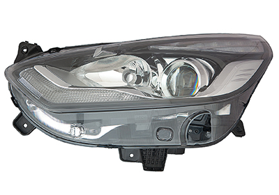 Phare avant droite, lampe h7 avec feu de jour led