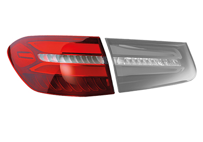 Feu arrière gauche, sur aile, led, modèle suv X253