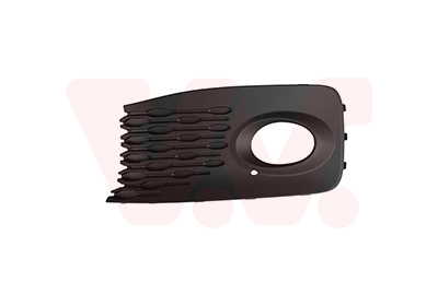 Grille de pare-chocs avant gauche, noire, avec emplacement antibrouillard