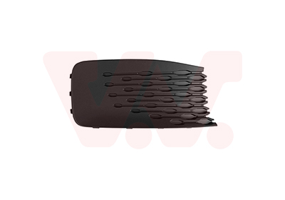 Grille de pare-chocs avant droite, noire, sans emplacement antibrouillard