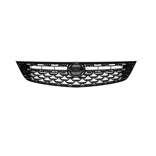 Grille de calandre, modèle sans système anti-collision, sans emplacement moulure chromée