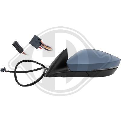 Rétroviseur gauche, à peindre, électrique, chauffant