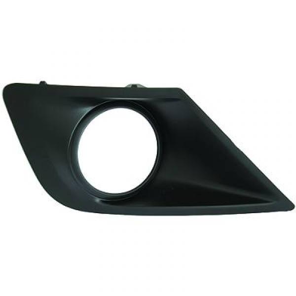 Grille de pare-chocs avant droit, avec emplacement antibrouillard, jonc noir