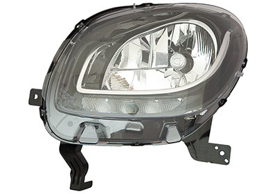 Phare avant gauche, lampes H4/LED