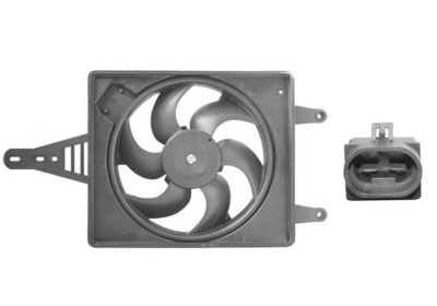 Cadre avec hélice et moteur ventilateur, modèle 1.6 (Mot.3210_1), sans climatisation