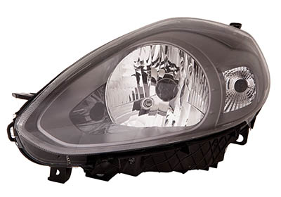 Phare avant gauche, noir, type abarth