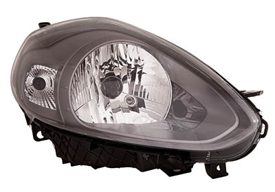 Phare avant droit, noir, type abarth