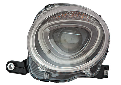 Phare avant gauche électrique, lampe h7