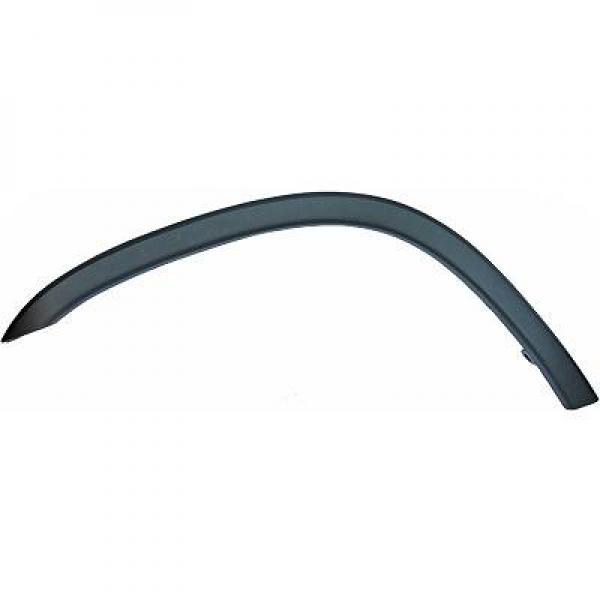 Moulure d'aile avant droite, noire mat
