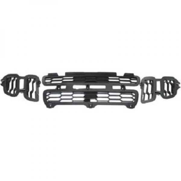 Grille de calandre, noire mate