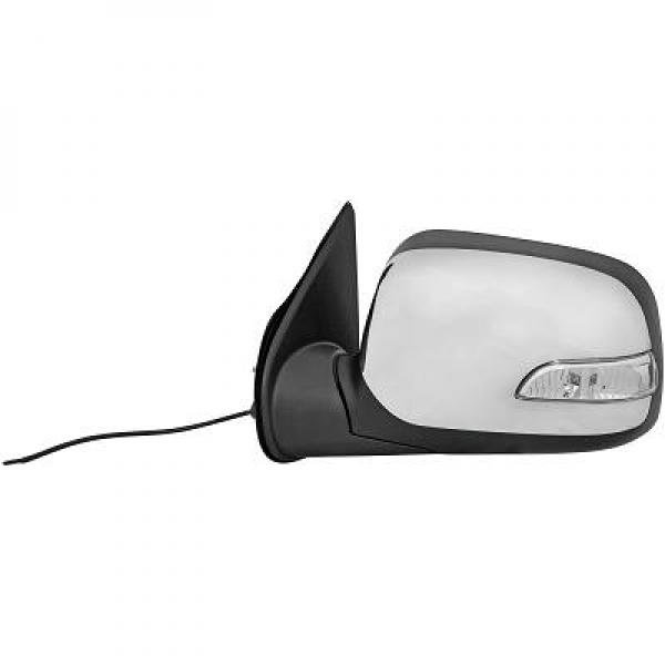 Rétroviseur gauche, chrome, électrique, avec clignotant, modèle jusque 12/2008
