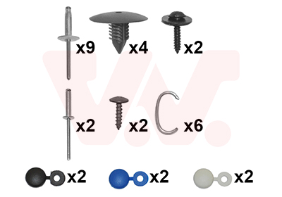 Kit de fixation de pare-chocs avant