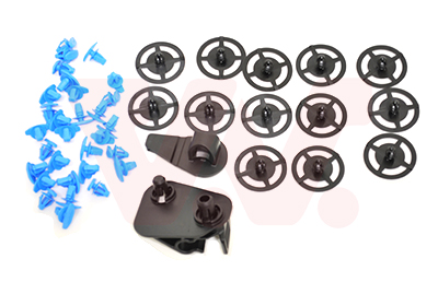 Kit agrafes de capot moteur