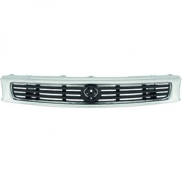Grille de calandre, noire/chromée