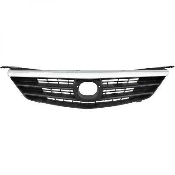 Grille de calandre, noire/chromée