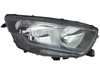 Phare avant droit, électrique, lampes h7+h1