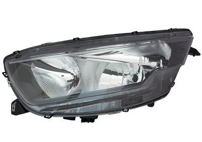 Phare avant gauche, électrique, lampes h7+h1