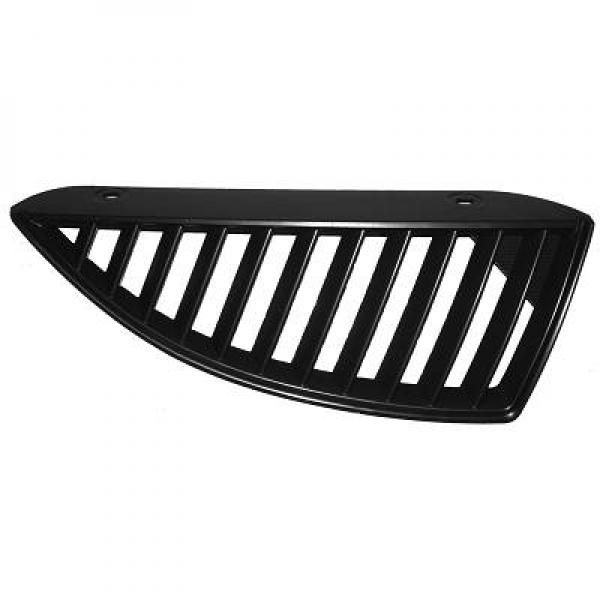 Grille de calandre droite, noire