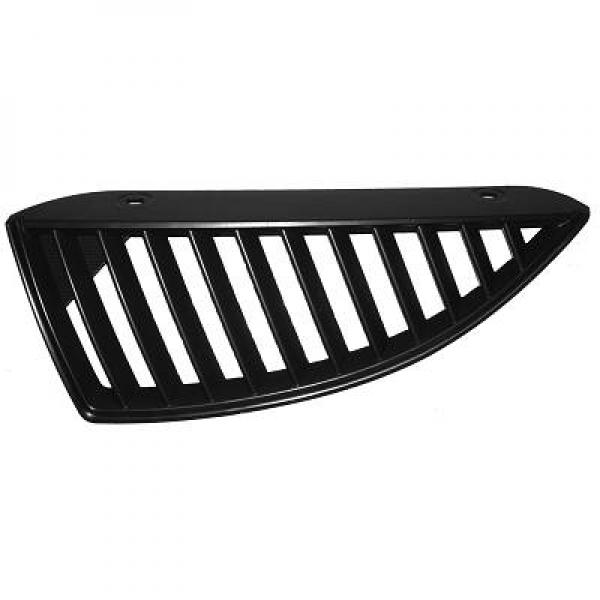 Grille de calandre gauche, noire