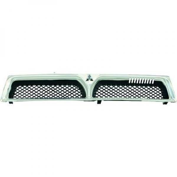 Grille de calandre, chromée/noire