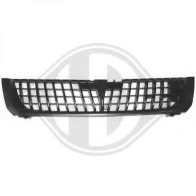 Grille de calandre, noire