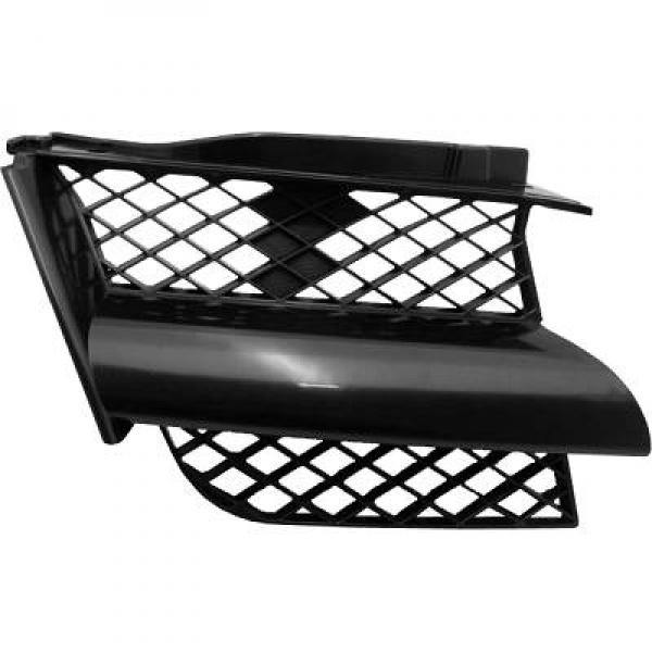 Grille de calandre, droite, noire