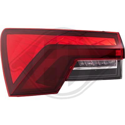 Feu arrière gauche, led, sur aile